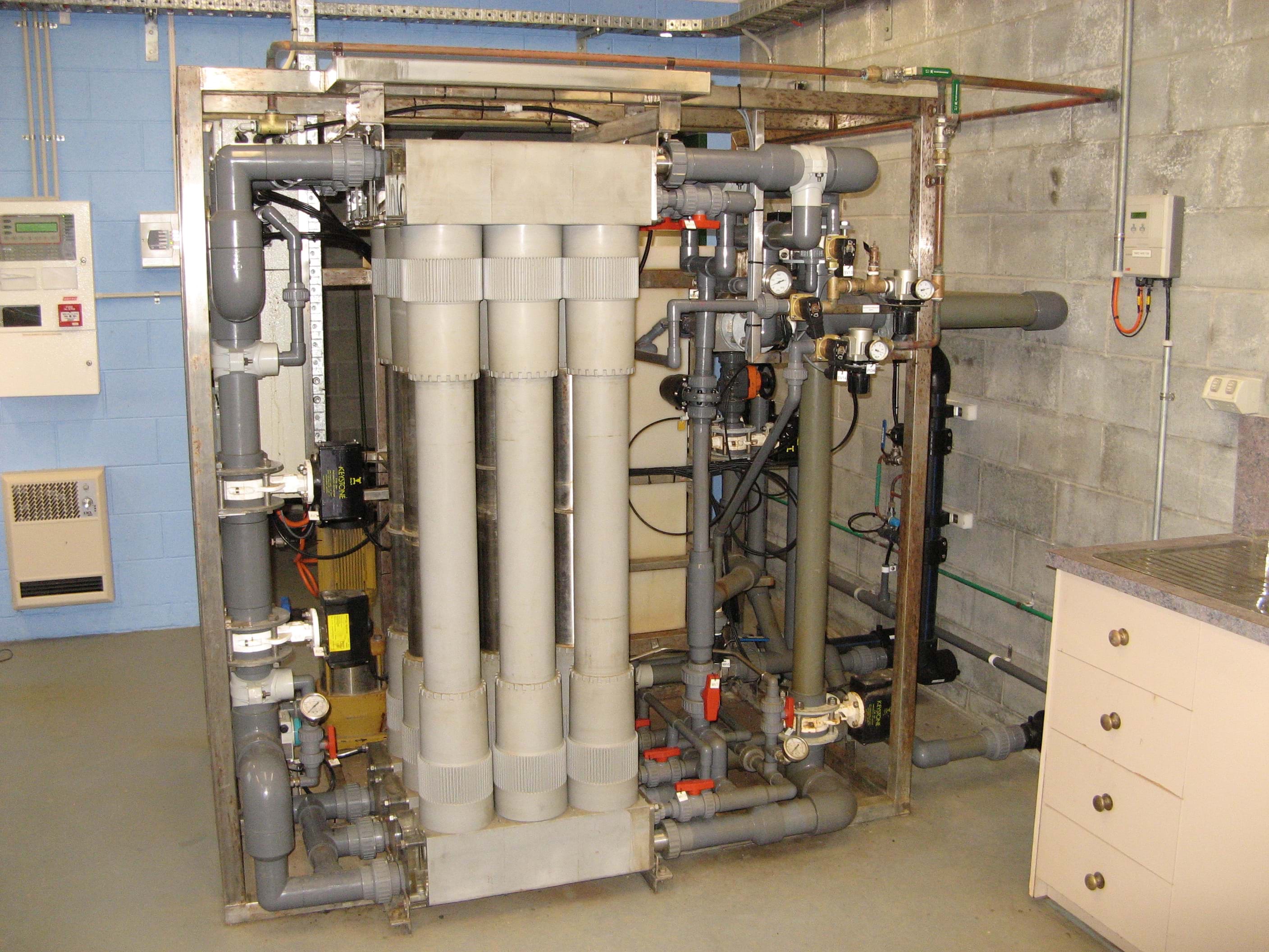 Filtration unit on the NW Coast Tasmania