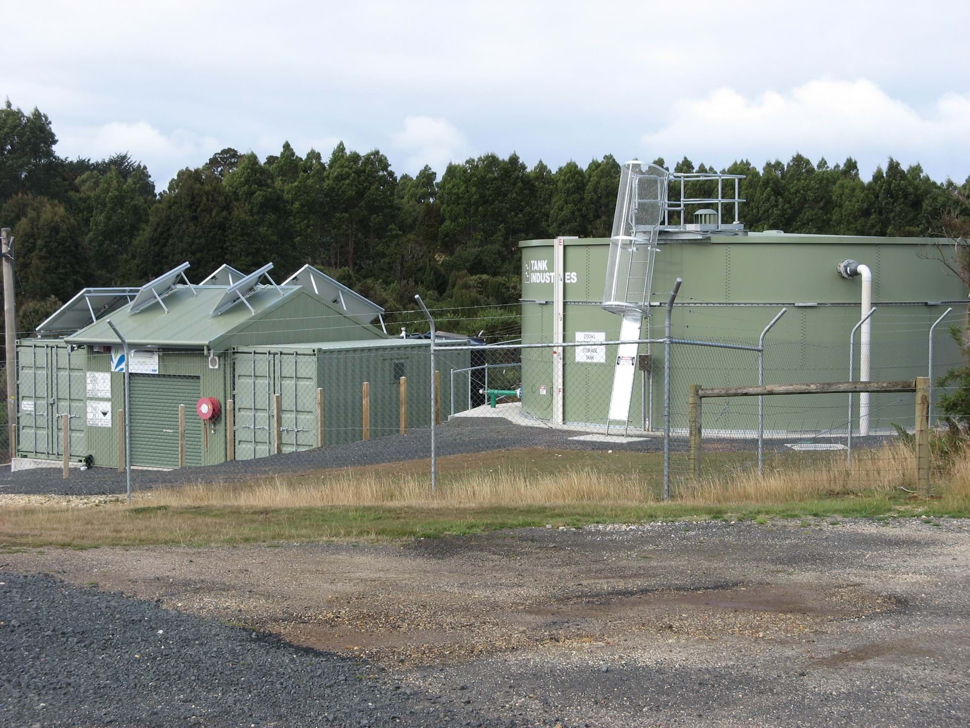 The new Water Treatment Plant in Waratah, Tasmania