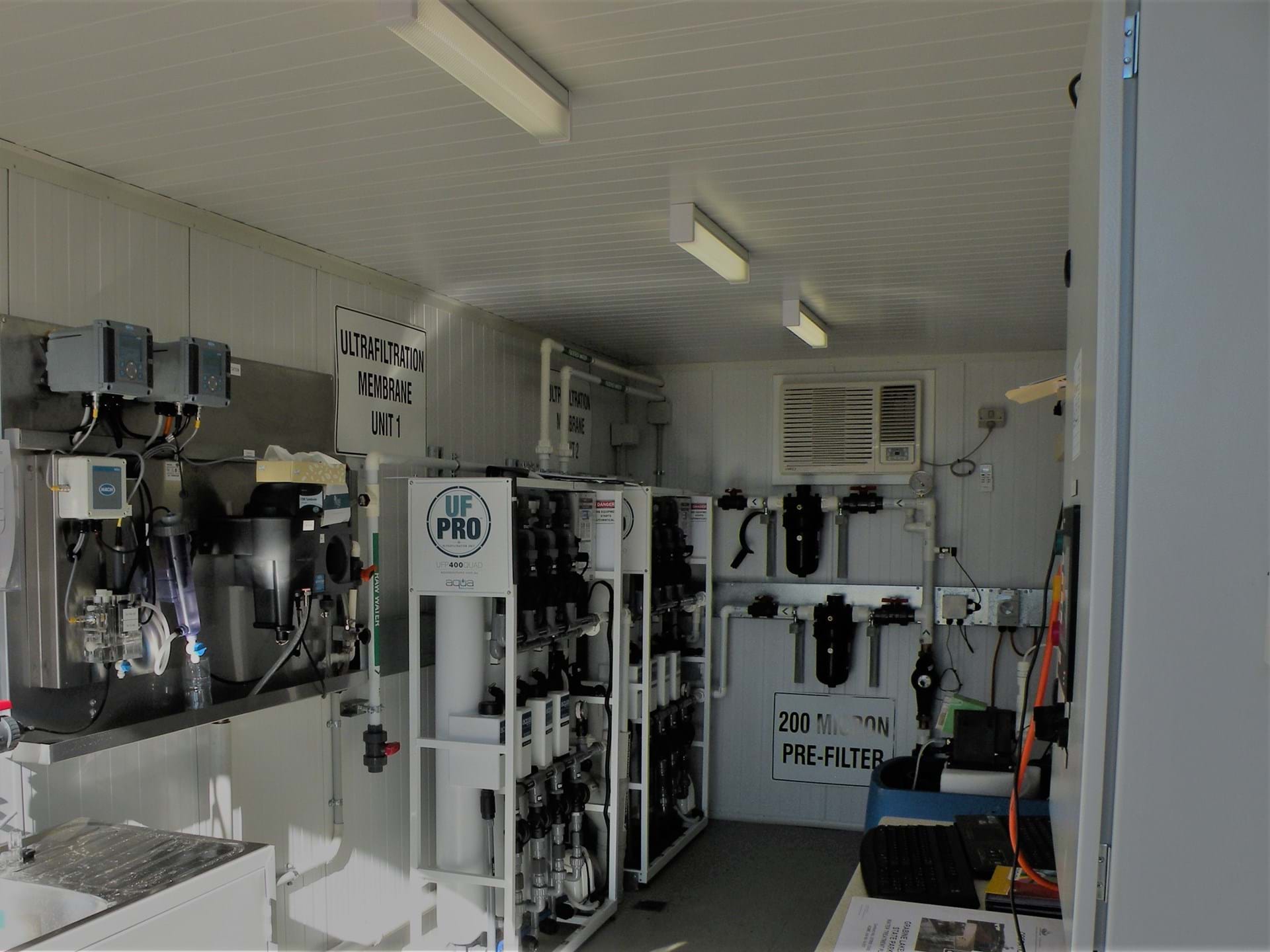 Containerised WTP at Lake Grabine, NSW
