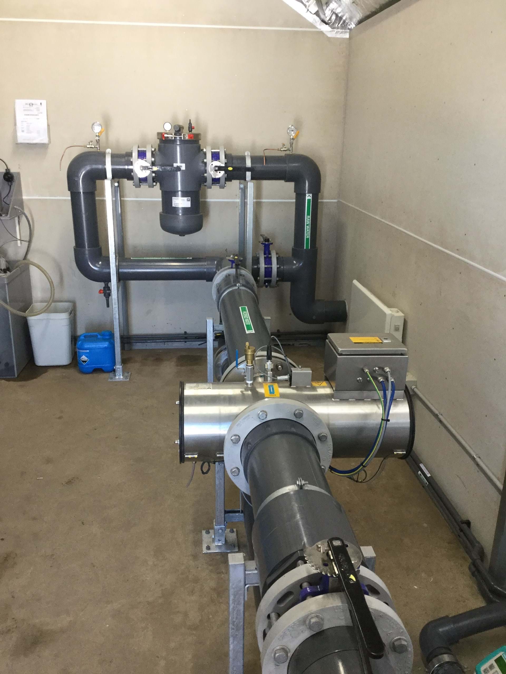 Installation of the new UV system at Baldy Turret , Mt Buller